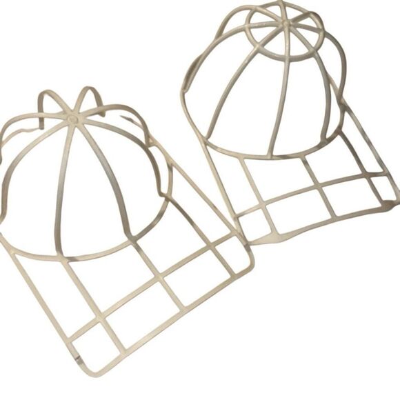 Baseball Cap Cleaner Hat Washer Cage Frame White Size 12"x 8 1/4" - Picture 3 of 7